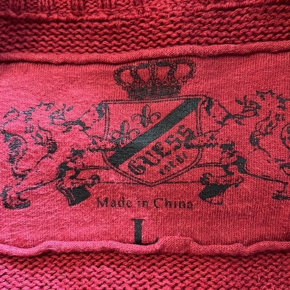 Guess long sleeved dark red sweater. Size Large. - Picture 9 of 9